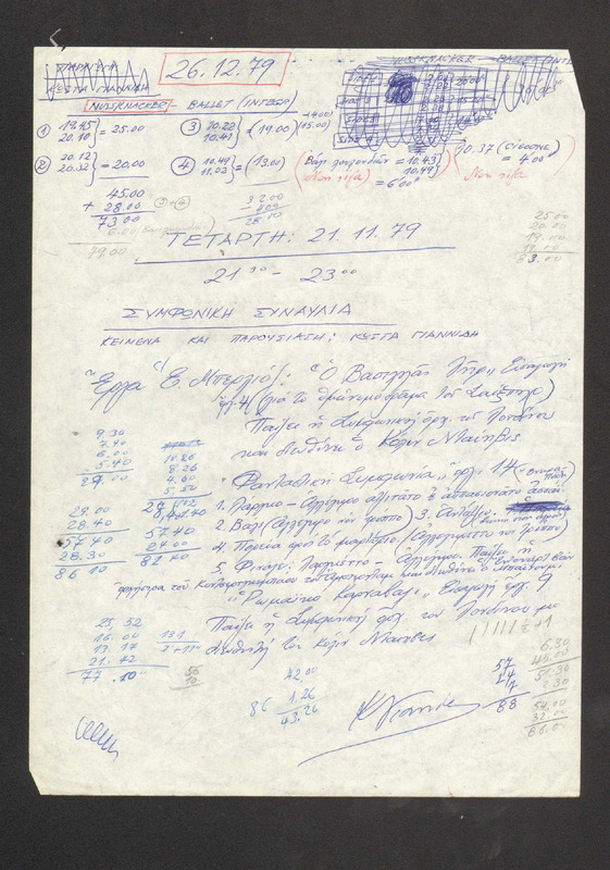ΓΙΑ ΤΟΥΣ ΦΙΛΟΥΣ ΤΗΣ ΣΟΒΑΡΑΣ ΜΟΥΣΙΚΗΣ 1979/11/21